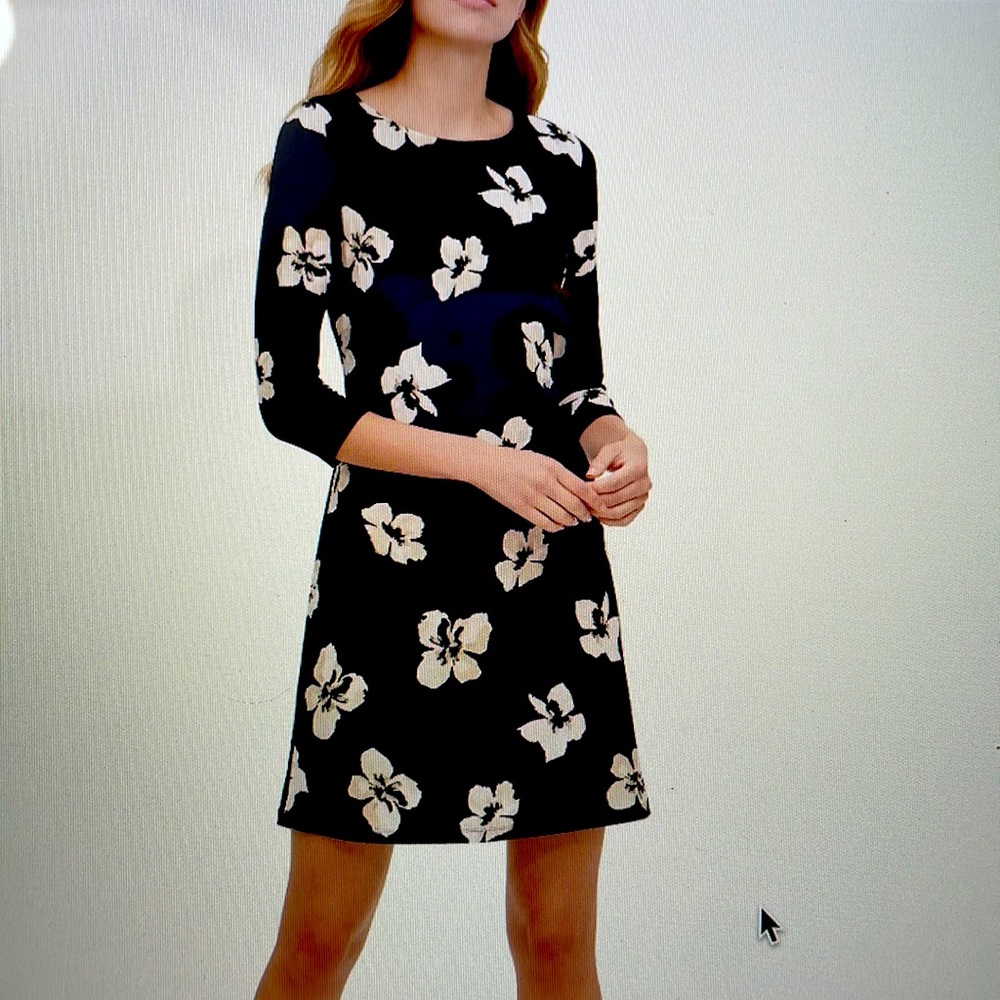 3/4 Sleeve Jersey Knot Dress